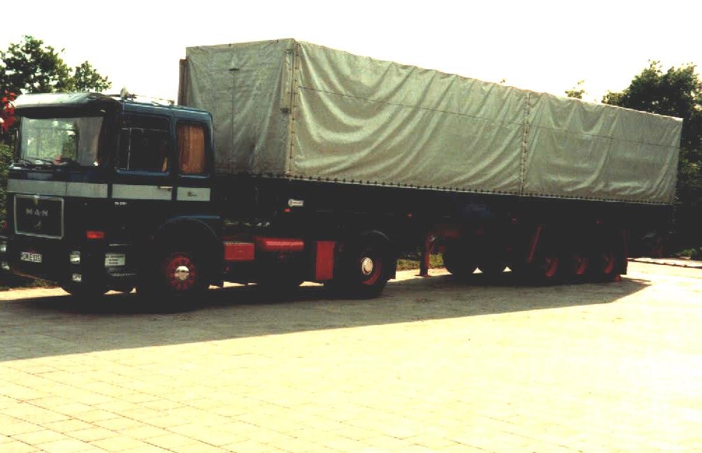 Themann Transport GmbH - Historie Bilder Man Sattelzug (1984)